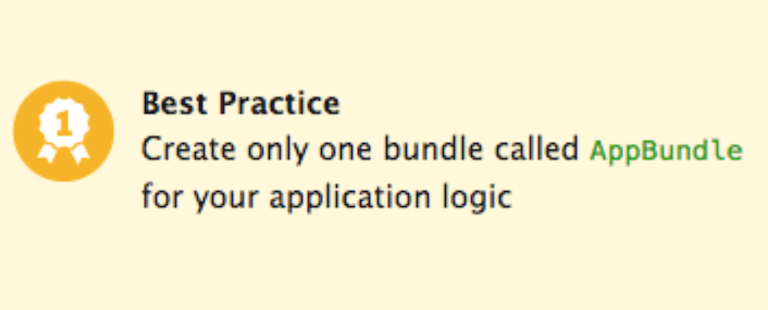 Bundles, No Bundles and AppBundle in 10 Steps