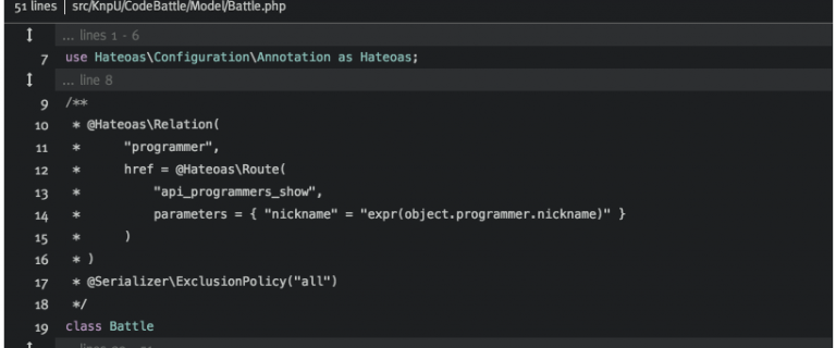 Expanding Code Blocks